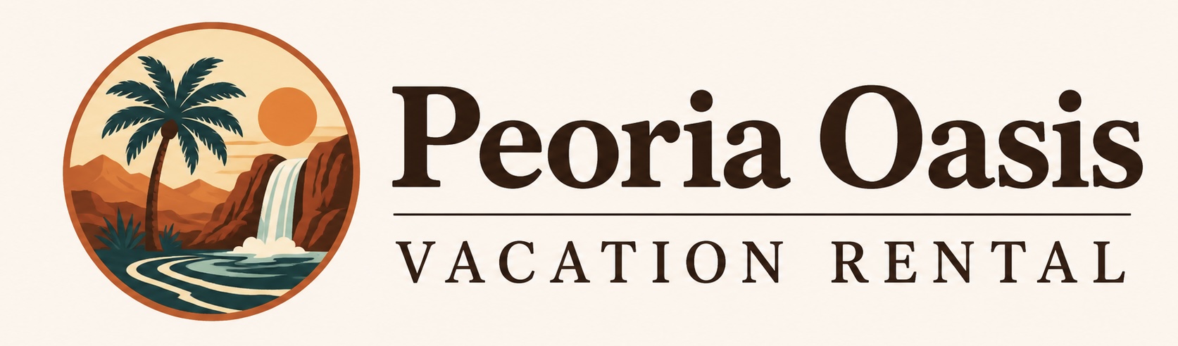 Peoria Oasis vacation rental logo